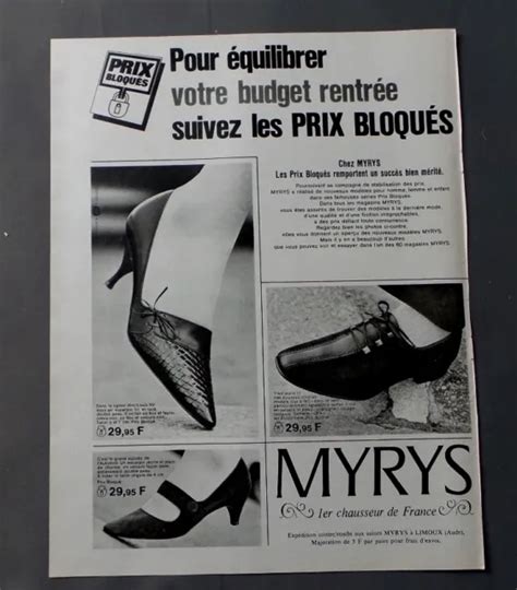 PUB PUBLICITE ANCIENNE Advert Clipping 310817 Prix Bloques Chez Myrys