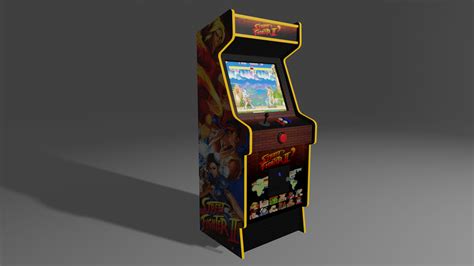 3D Street-fighter 2 arcade machine by Aleksandeeer3D on DeviantArt