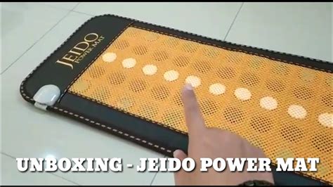 Unboxing Jeido Power Mat Matras Terapi Youtube