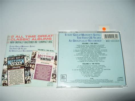 Every Great Motown Song The First 25 Years Vol 1 2 23 Tracks 1986