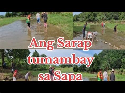 Our Happy Bonding In The Philippine Riverside Pangunguha Ng Kalampay At