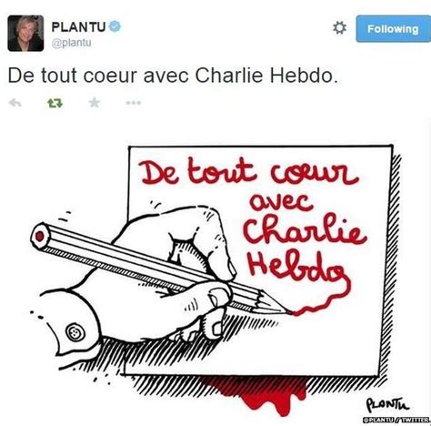 Charlie Hebdo Attack The Response In Pictures Bbc News