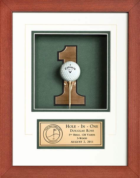 Framed Hole-In-One Golf Balls | Lee Heckman Custom Framing Pittsburgh ...