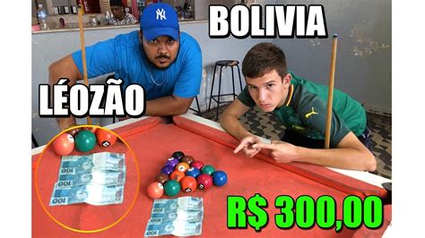 Bolivia E Leoz O Se Enfrentaram Na Sinuca Valendo R Reais