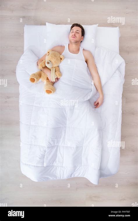 Man Sleeping In The Bed Hi Res Stock Photography And Images Alamy