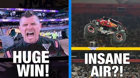 Huge Win For Bryce Insane Air Monstertalk Report Monster Jam