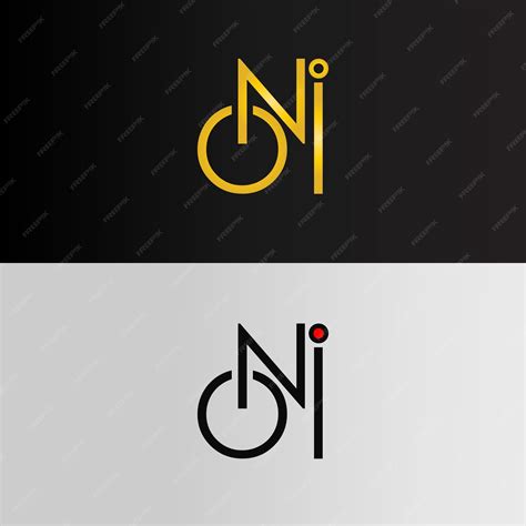 premium vector oni logo deign
