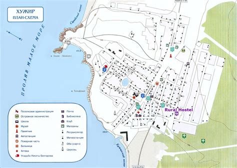 Mapas Y Planos De Olkhon Island Y Kuzhir Conmimochilacuestas