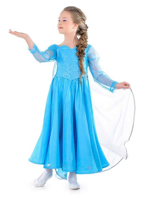 Elsa Disney kids costume, 110506, sizes 5-6 years, 7-8 years | Compare ...