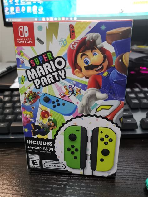 Switch Super Mario Party Joy Con Bundle Video Gaming Video Games