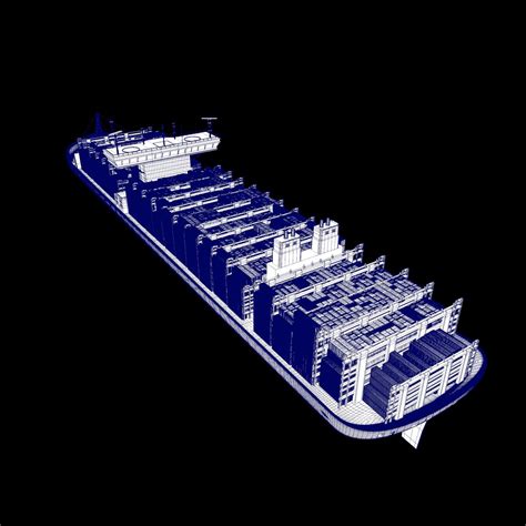 3D Large Container Ship Maersk Line Model - TurboSquid 2040104