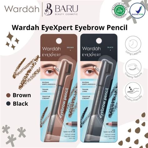 Wardah Eyexpert Eye Brow Pencil With Brush Pensil Alis Wardah Lazada