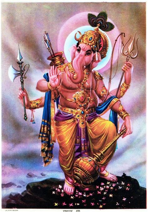 Hindu Cosmos Ganesha Art Lord Ganesha Paintings Hindu Art