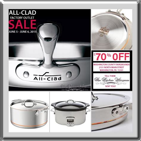 All Clad Factory Sale June Th And Th