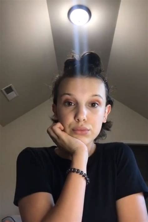 Millie Bobby Browns Live Stream Millie Bobby Brown Snapchat Millie