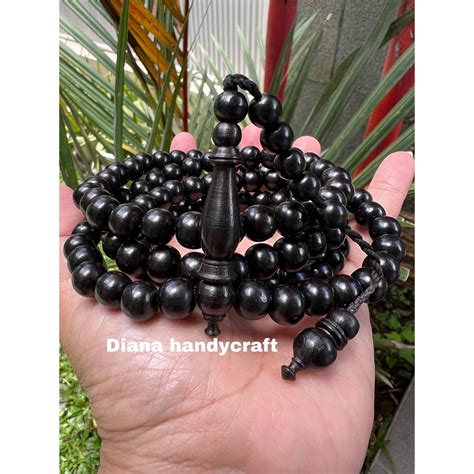 Raya 2024 KAYU Moringa Wood Tasbih Contains 99 Grains 8mm Shopee