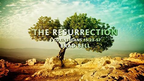 1 Corinthians 1523 57 The Resurrection Weekly Sermons The Well