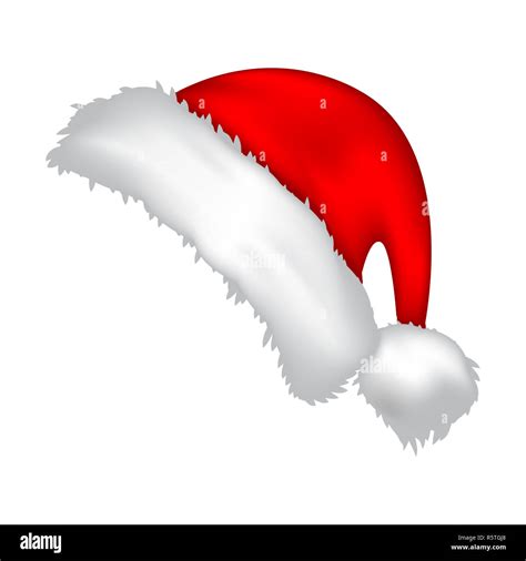 Santa Cap Christmas Hat Icon Symbol Design Winter Vector