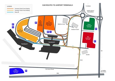 Dublin Airport Terminal 2 Map Tourist Map Of English