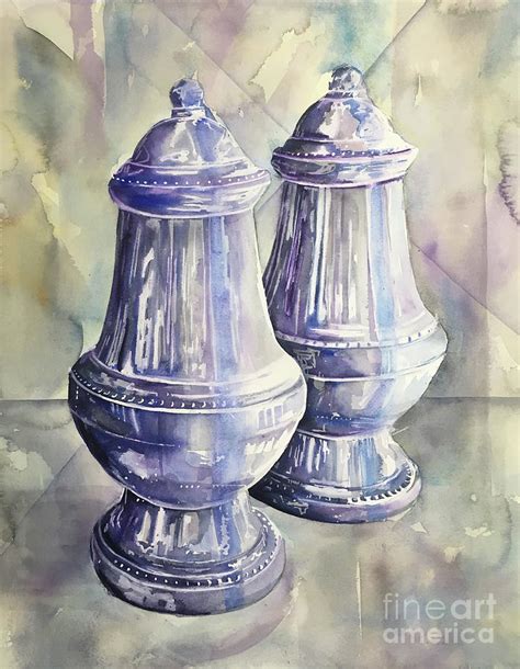 Salt And Pepper Painting By Mary Ellen Carrier Fine Art America