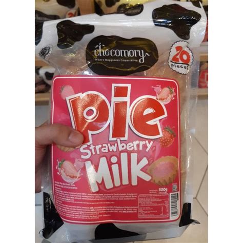 Jual Pie Strawberry Milk Chocomory Shopee Indonesia