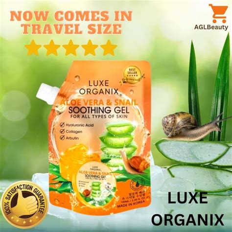 Abot Kaya PH Luxe Organix Aloe Vera And Snail Soothing Gel Moisturizing