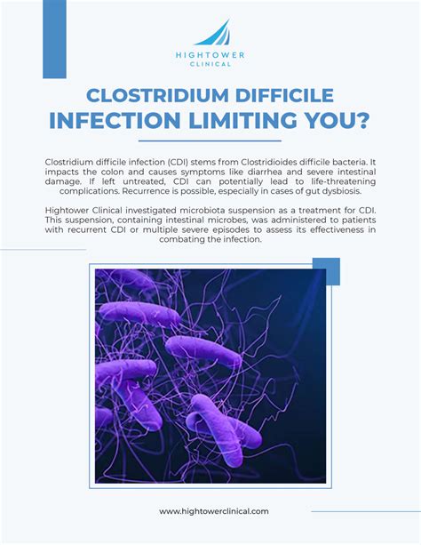 Clostridium Difficile Infection Cdi Past Clinical Trials And Studies