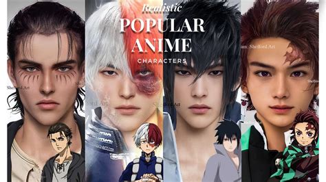 Popular Anime Characters In Real Life Youtube