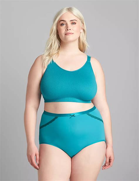 Extra Soft High Waist Brief Panty Lanebryant