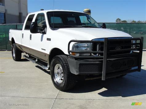 2003 Oxford White Ford F350 Super Duty Lariat Crew Cab 4x4 45168307