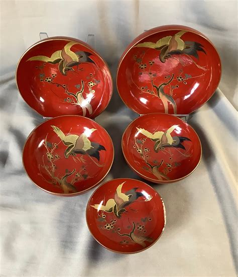 VINTAGE JAPANESE LACQUERWARE - Etsy