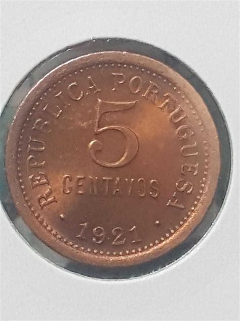 Moeda Centavos Bronze Rep Blica Bela Soberba Almada Cova Da