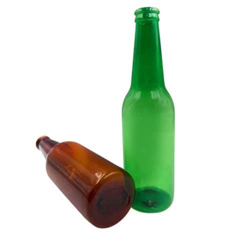 Custom Plastic Wine Beer Soda Bottle Decorative Bottle 330ml Long Neck