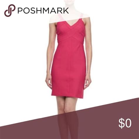 Pretty In Pink Laundry By Shelli Segal Bandage Dress