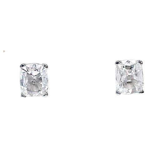 Tiffany Diamond Stud Platinum Earrings at 1stDibs | tiffany diamond ...