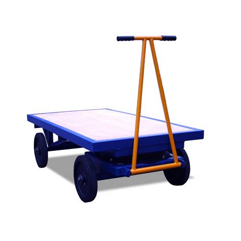 Heavy Duty Large Turntable Platform Truck — Blue Trolley