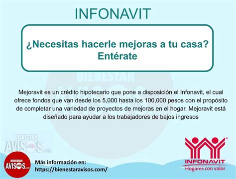 Infonavit Necesitas Hacerle Mejoras A Tu Casa Ent Rate