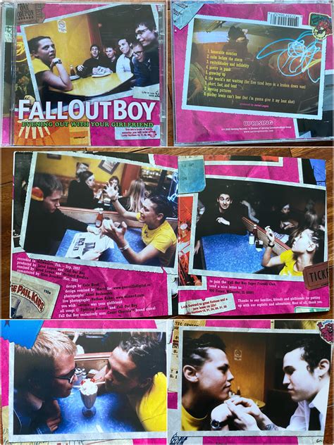 The rarely seen Evening Out With Your Girlfriend CD : r/FallOutBoy