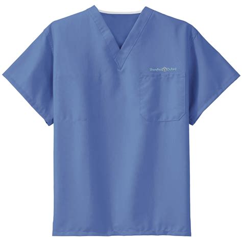 Custom Printed V Neck Scrub Top