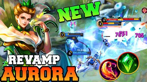 New Aurora Revamp Gameplay Mlbb Mobile Legends Aurora Best Build 2023