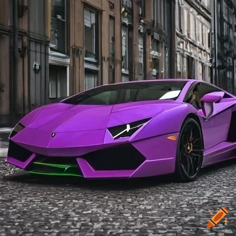 Purple Lamborghini