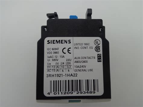 Siemens 3RH1921 1HA22 Hilfskontakt Michl S Onlineshop OG