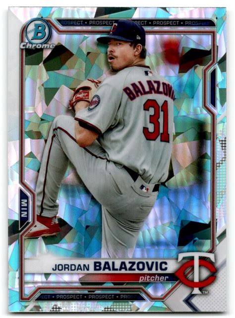 Bowman Chrome Prospects Atomic Refractor Jordan Balazovic