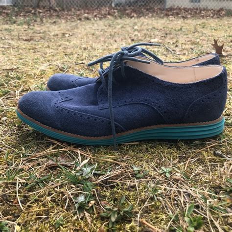 Cole Haan Shoes Cole Haan Shoes Oxford Suede Blue Lunar Grand Poshmark