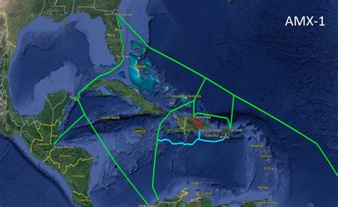 El cable submarino que conecta la República Dominicana a la Internet