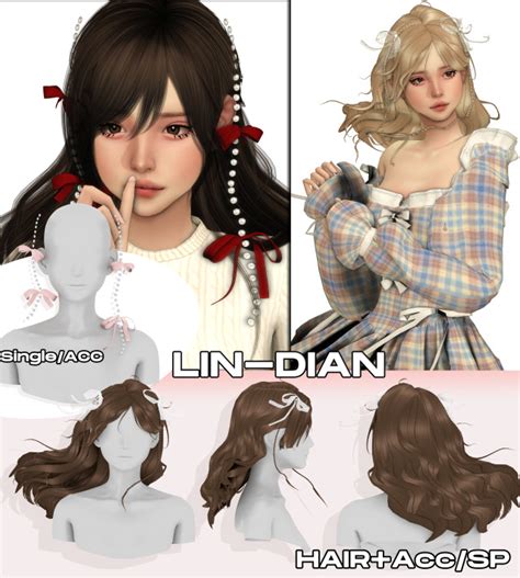 Lin Dian Hair Spearly Access Lin Dian Hat F Lin