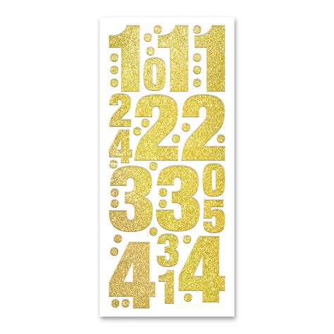 Numbers Peel Off Stickers — Katy Sue Designs