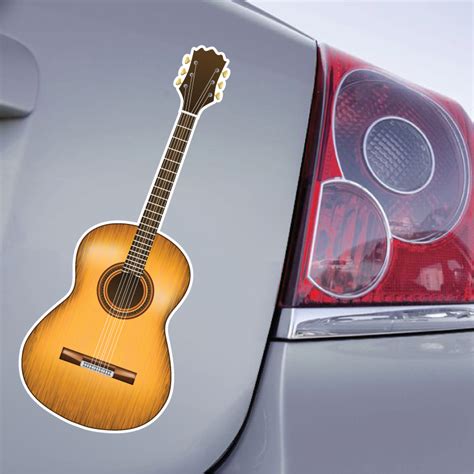 Autocollant Voiture Guitare S Che Zonestickers