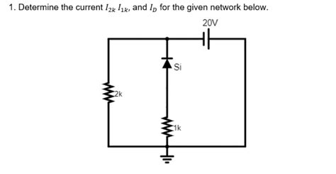 Solved Fundamentals Of Electronic Circuits 1 Determine The Current Course Hero