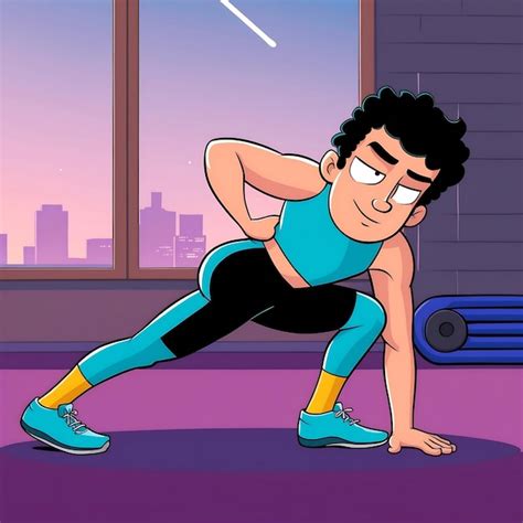 Premium Photo | Creative Workout Cartoon Images for Exercise Motivation